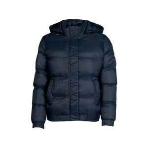 Heated Navy Puffer Jacket